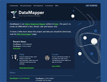 Tablet Screenshot of datamapper.org